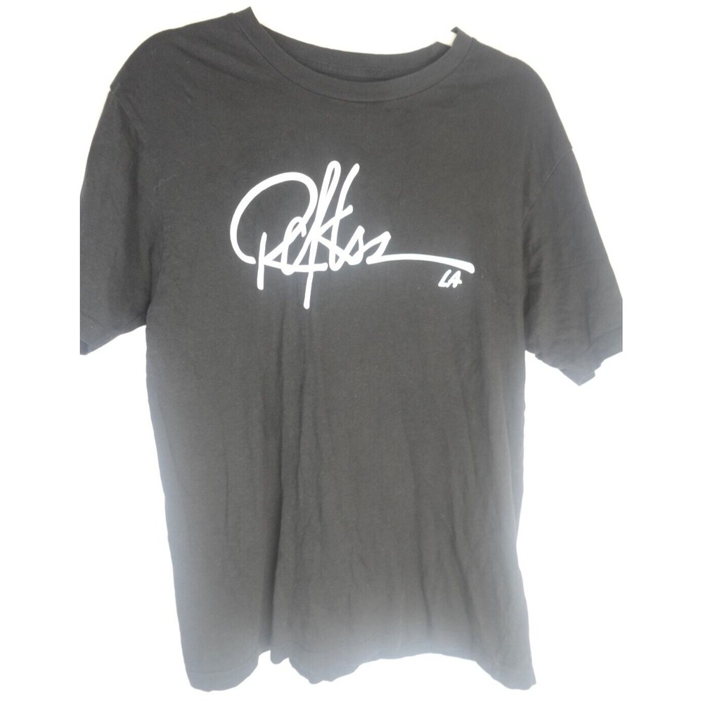Young‎ & Reckless T-Shirt Mens M Black Signature Logo Graphic Tee LA Cotton